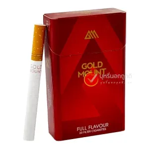 โกลเม้า แดง รุ่นใหม่ บุหรี่นอก GOLD MOUNT แดง รุ่นใหม่