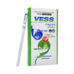 บุหรี่นอก Vess เมนทอล (2 เม็ดบีบ)