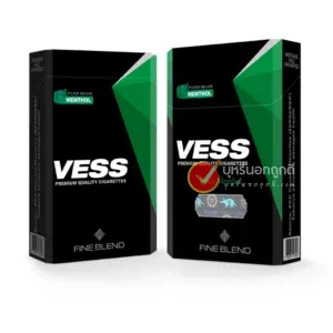 บุหรี่นอก VESS Black Menthol (ซองแข็ง)