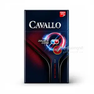 บุหรี่นอก Cavallo คาวาโล่ แตงโม (2 เม็ดบีบ)
